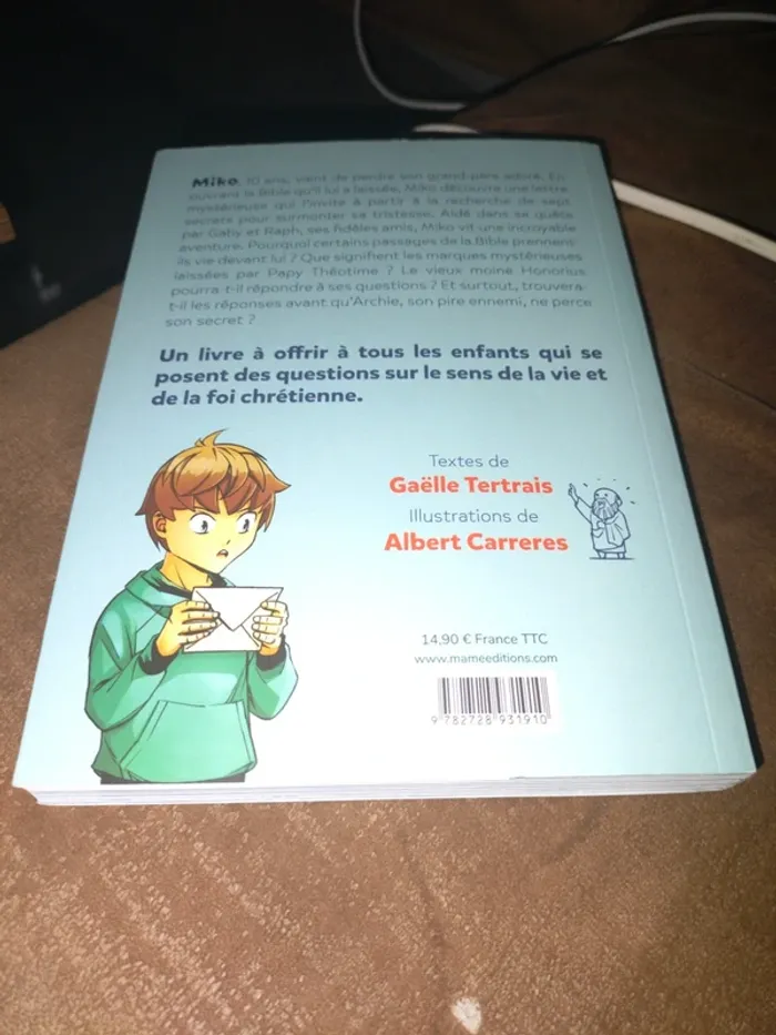 Livre Miko et les 7 secrets de la bible (aventure de recherche )+ 10 ans - photo numéro 2