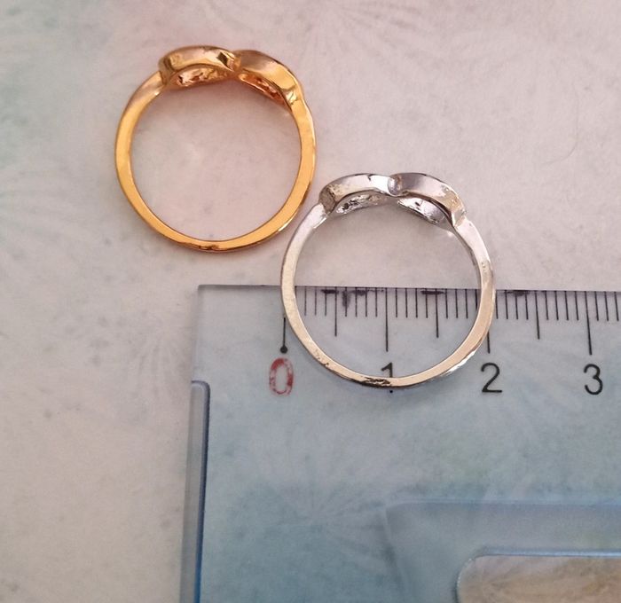 2 bagues infini - photo numéro 2