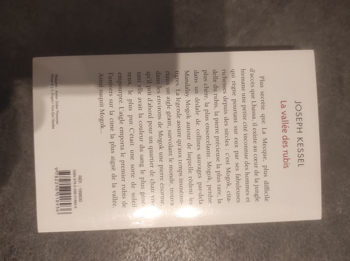 La vallée des rubis Joseph Kessel - France Loisirs 2009 - photo numéro 3