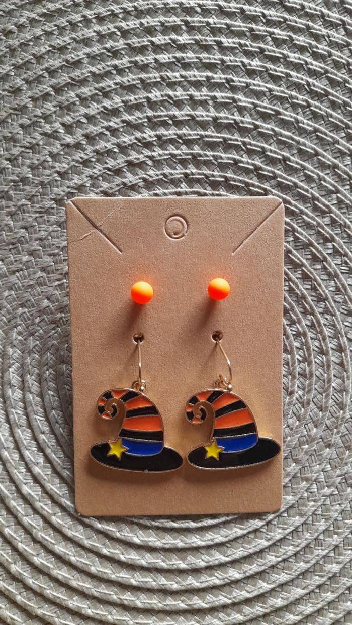 Boucle d'oreilles Halloween