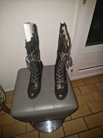 Bottes laura vita effet fleur
