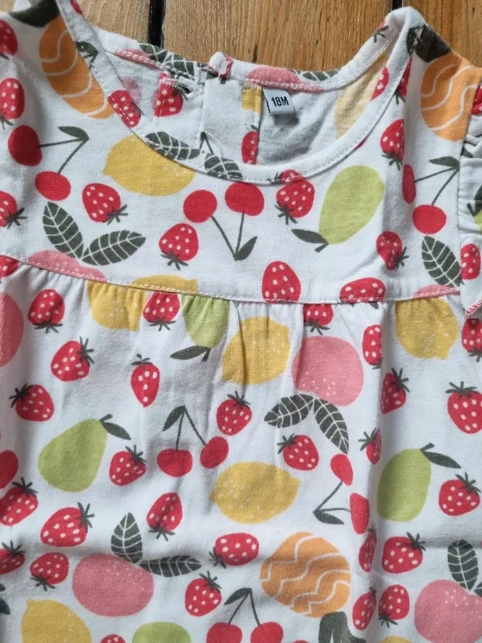 Robe été neuve manches courtes 18 mois - photo numéro 2