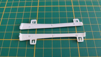 Lot x2 bas de caisse blanc miniature Burago Bburago Volkswagen Beetle 1955 1/18 1/18e 1/18ème #C59