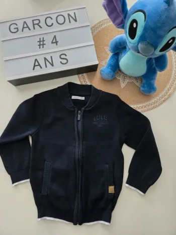 Gilet lulu castagnette 4ans