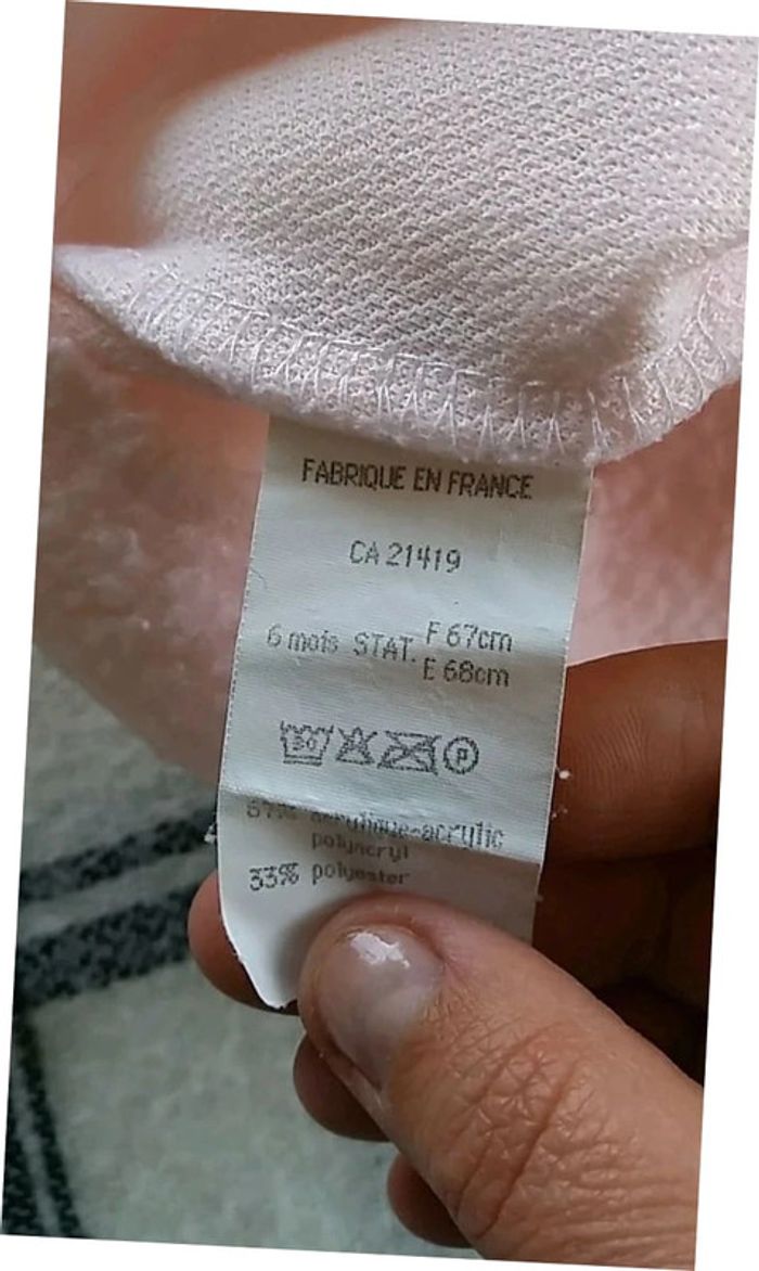 Ensemble fille taille 6 mois - photo numéro 2