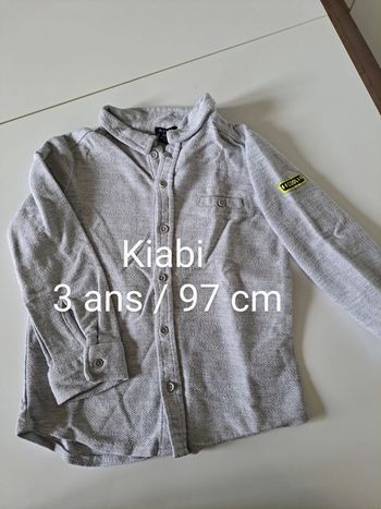 Chemise manches longues kiabi 3 ans