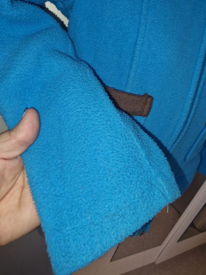 Tres jolie veste polaire moumoute et strass - photo numéro 8