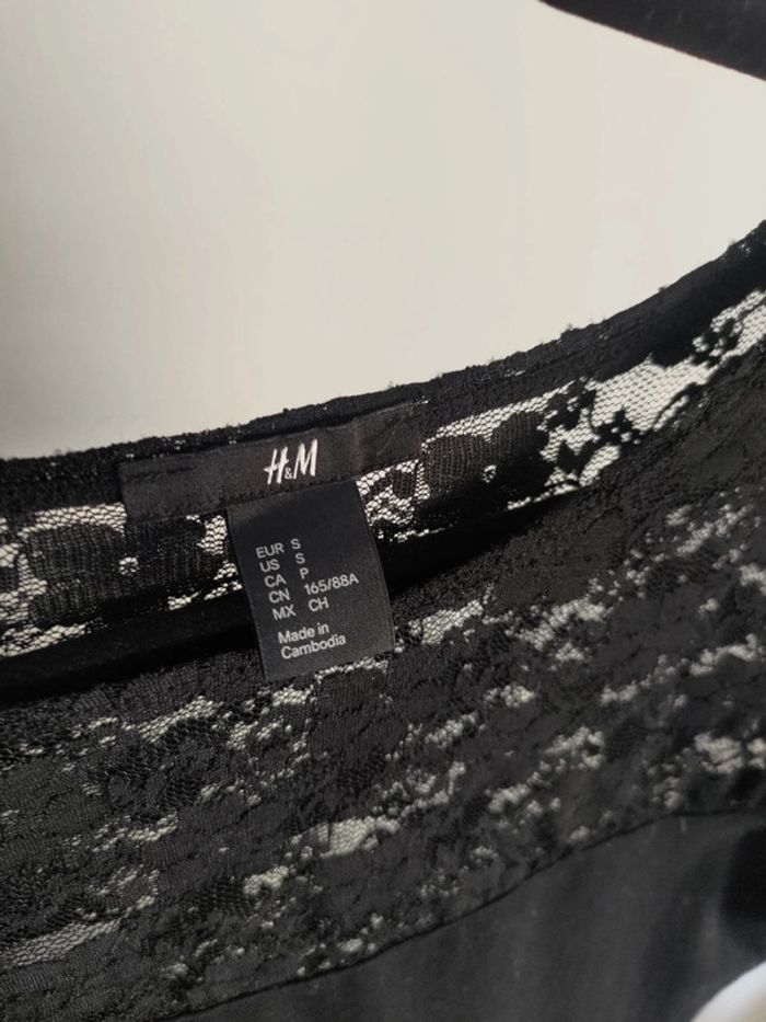 H&M t-shirt noir S - photo numéro 2