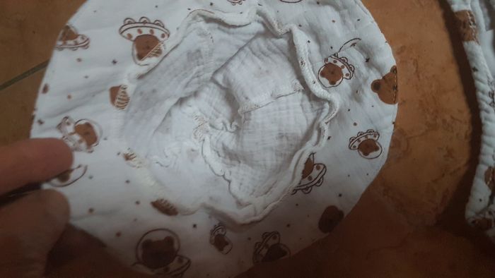 Ensemble été bébé garçon 12-18 mois blanc et marron - photo numéro 4