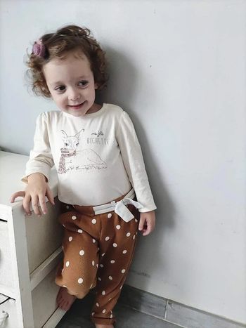 23 mois 2 ans ensemble teeshirt tape a l oeil et pantalon obaibi 86 cm