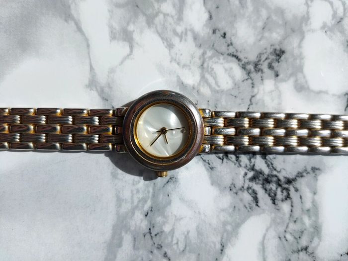 Montre vintage argent et doré - photo numéro 10