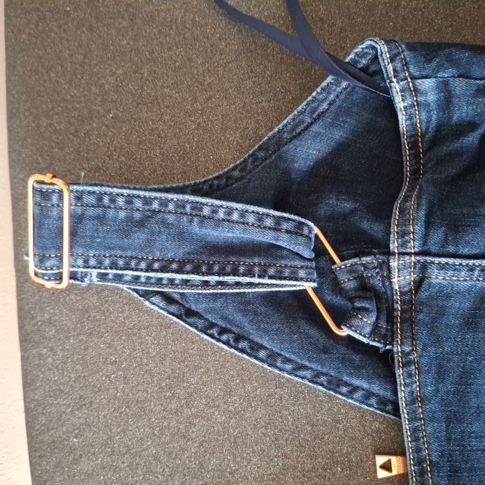 Combinaison en jean bleu foncé - Guess - photo numéro 5