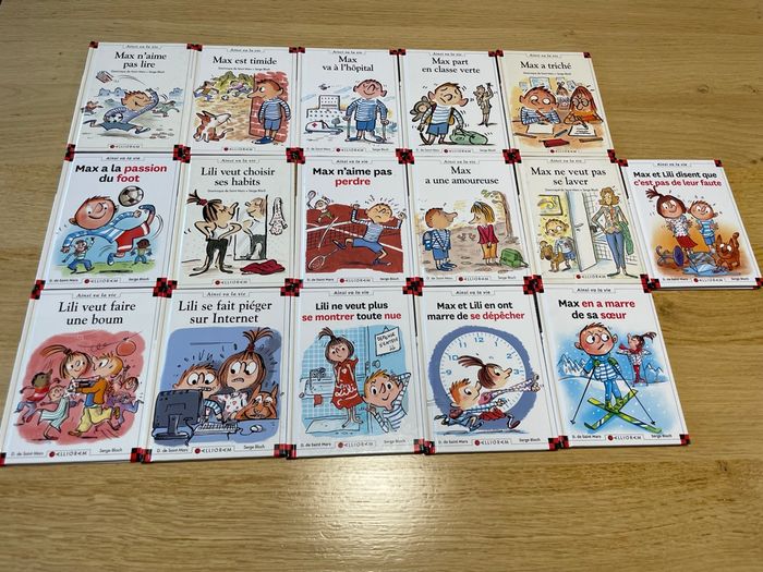 Lot 16 BD Max et Lili