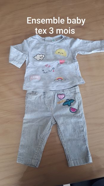 Haut et bas Tex baby