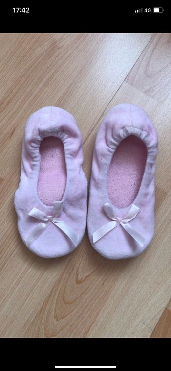 Chaussons rose 30