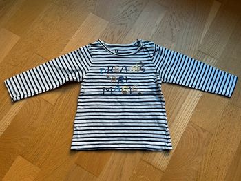 T-shirt haut manches longues rayures bébé fille Z génération kids