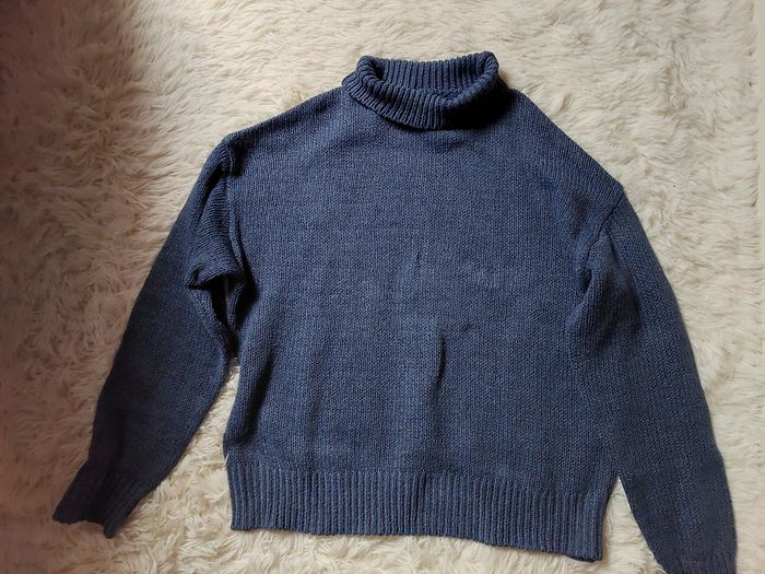 Pull bleu - photo numéro 3