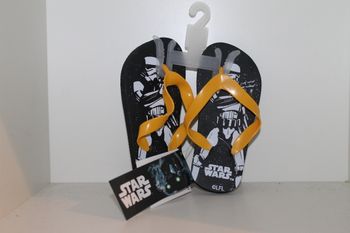 tongs star wars noire lanières jaune 26/27