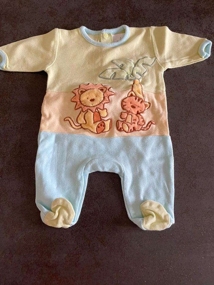 Lot pyjama bébé mixte 1 mois - photo numéro 5