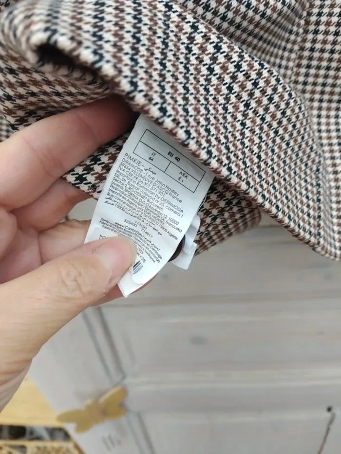 Veste blazer pied de poule - photo numéro 9