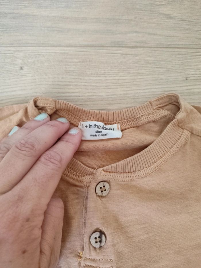 T shirt col tunisien - photo numéro 2