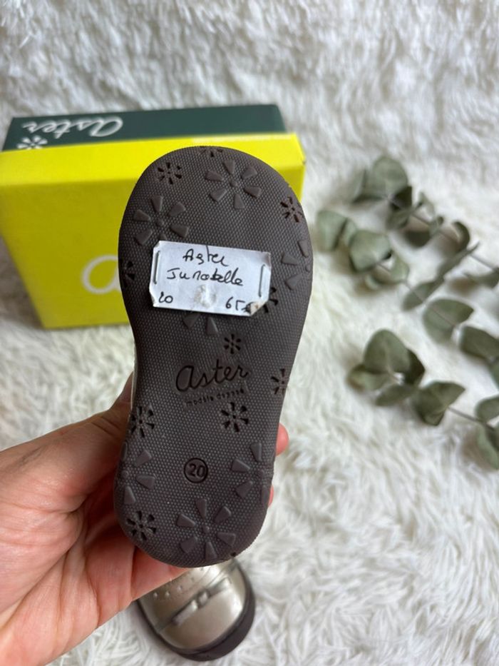 Paire de sandales bronze Aster taille 20 - photo numéro 4