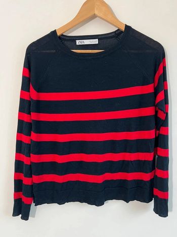 Marinière bleu et rouge