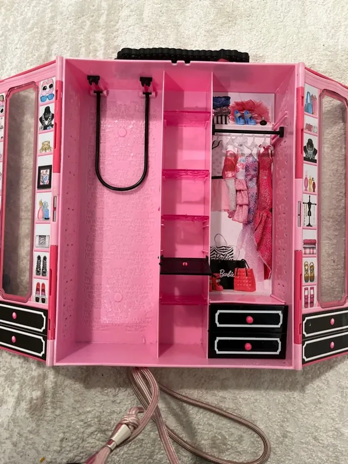 Joué fille et garçons dressing barbie rose - photo numéro 6