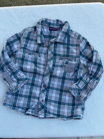 Chemise à carreaux 24 mois sergent major