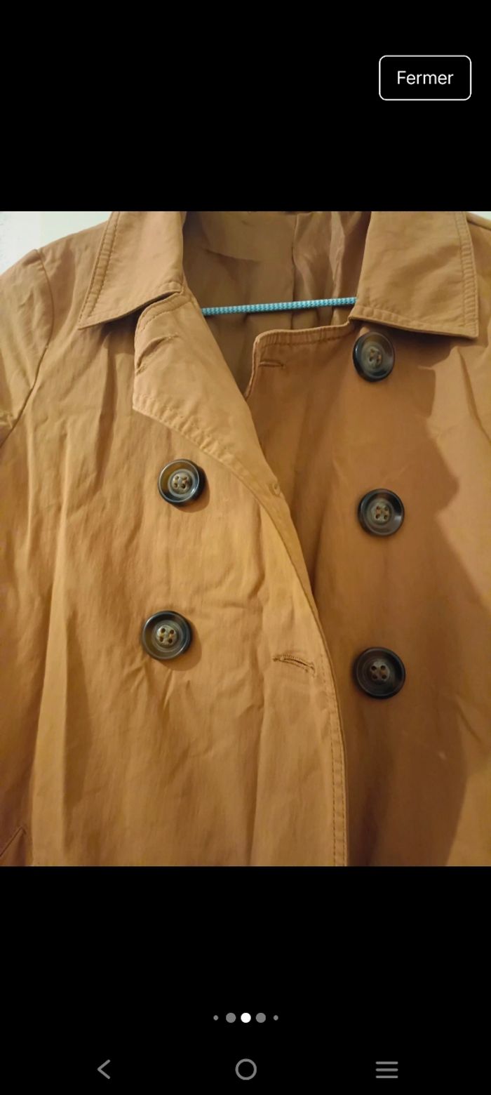 Veste trench femme Etam taille 38 - photo numéro 7