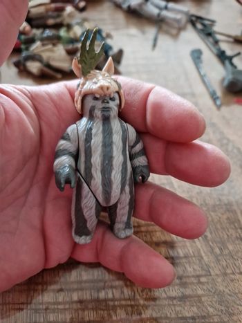 Figurine star Wars kenner teebo ewok 1984