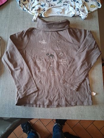T-shirt manches longues col roule 6 ans sergent major