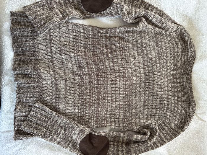 Pull fin mim marron taille 34 - photo numéro 3