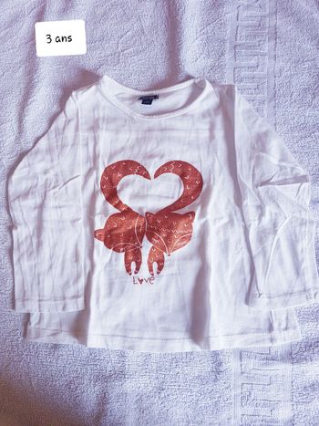 T-shirt kiabi 3 ans