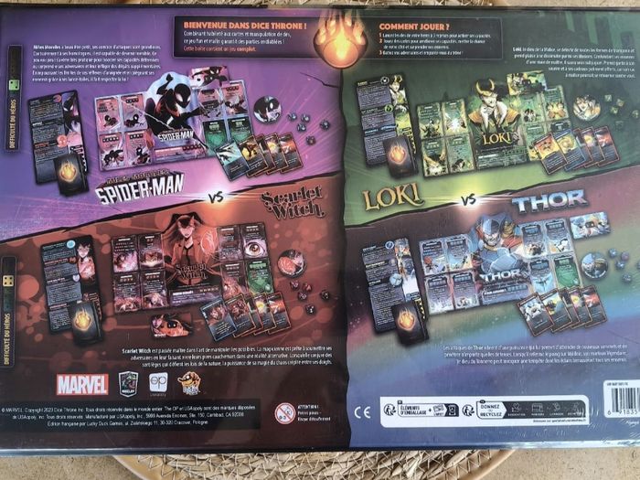Dice Throne : Scarlet Witch, Thor, Loki & Miles Morales : Spider-Man - photo numéro 2