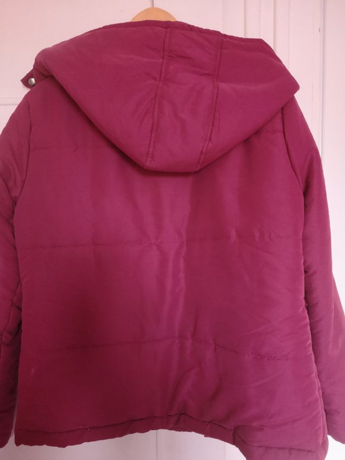 45. Doudoune rose capuche amovible - photo numéro 3