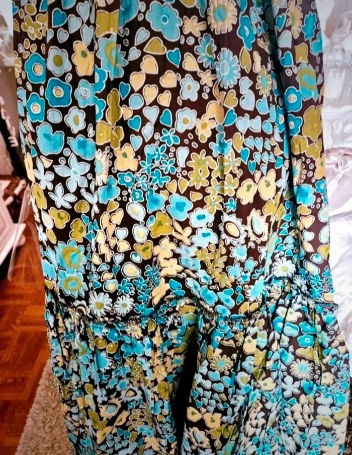 Robe longue fleurie GOA Taille 40 (taille 2) Neuve - photo numéro 3