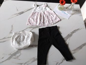 Ensemble été bébé fille 12 mois