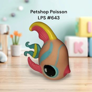Little Petshop Poisson LPS #643 Hasbro