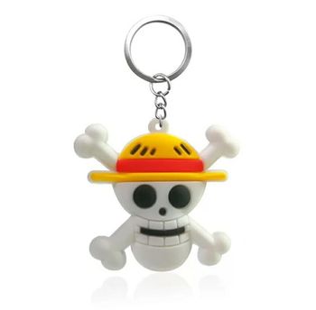 Porte-clés "Luffy" tête de mort