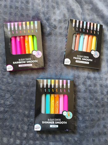 Lot de 24 crayons pastel 