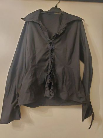 Chemise ceintrée noire Creeks Taille 42