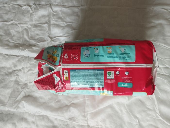 Paquet de couche Pampers taille 6 - photo numéro 4