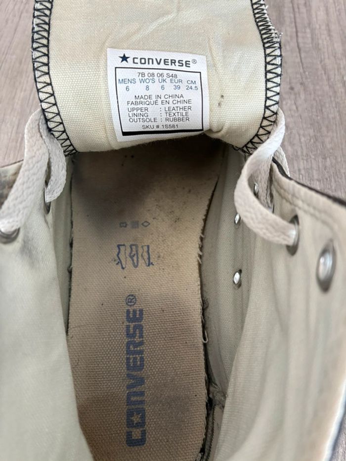 Converse cuir 39 - photo numéro 8