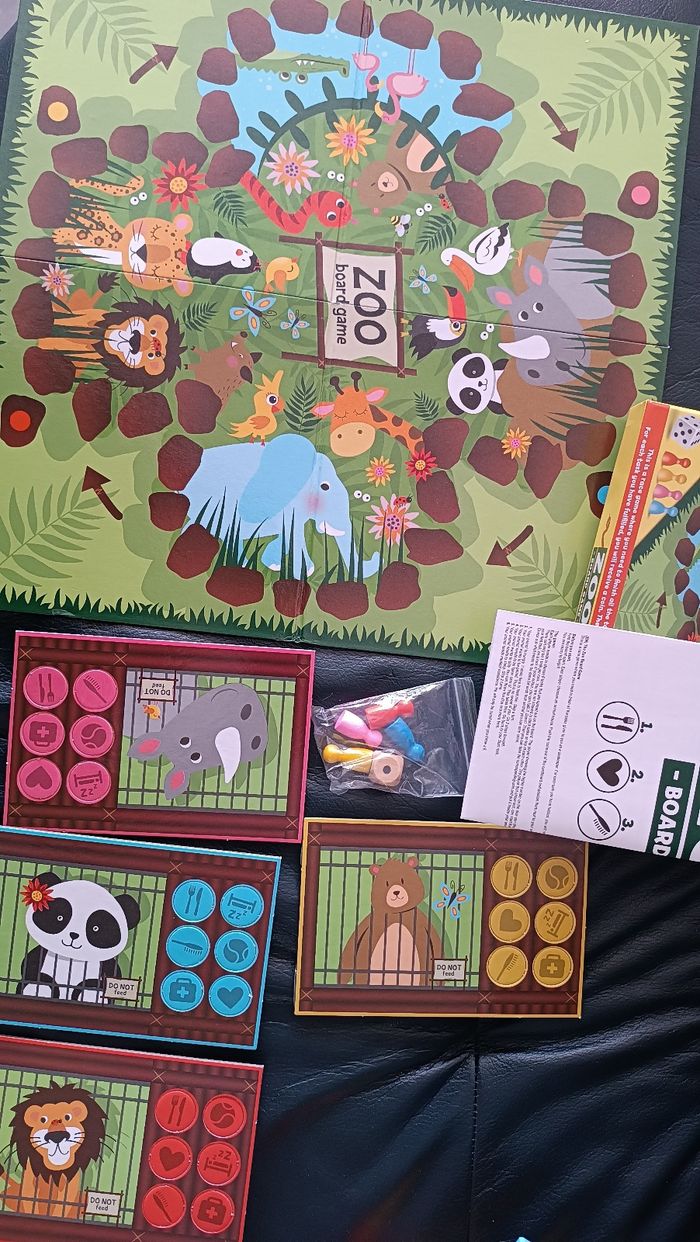 Jeux de plateau société zoo animaux - photo numéro 3