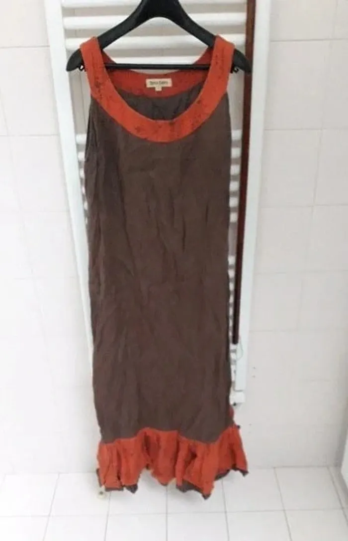 Robe longue en lin Tera Bora taille M - photo numéro 2