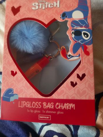 Porte clé avec bijoux de sac Stitch avec gloss