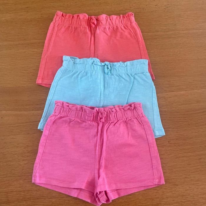 Lot 3 short coton fille 18 mois - photo numéro 5