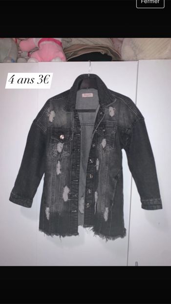 Veste en jeans fille