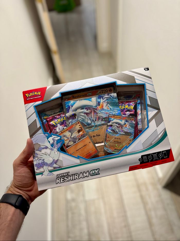 [NEUF] Lot de 3 coffrets Pokémon Kyurem noir ex, Lugia ex et Reshiram ex - photo numéro 3
